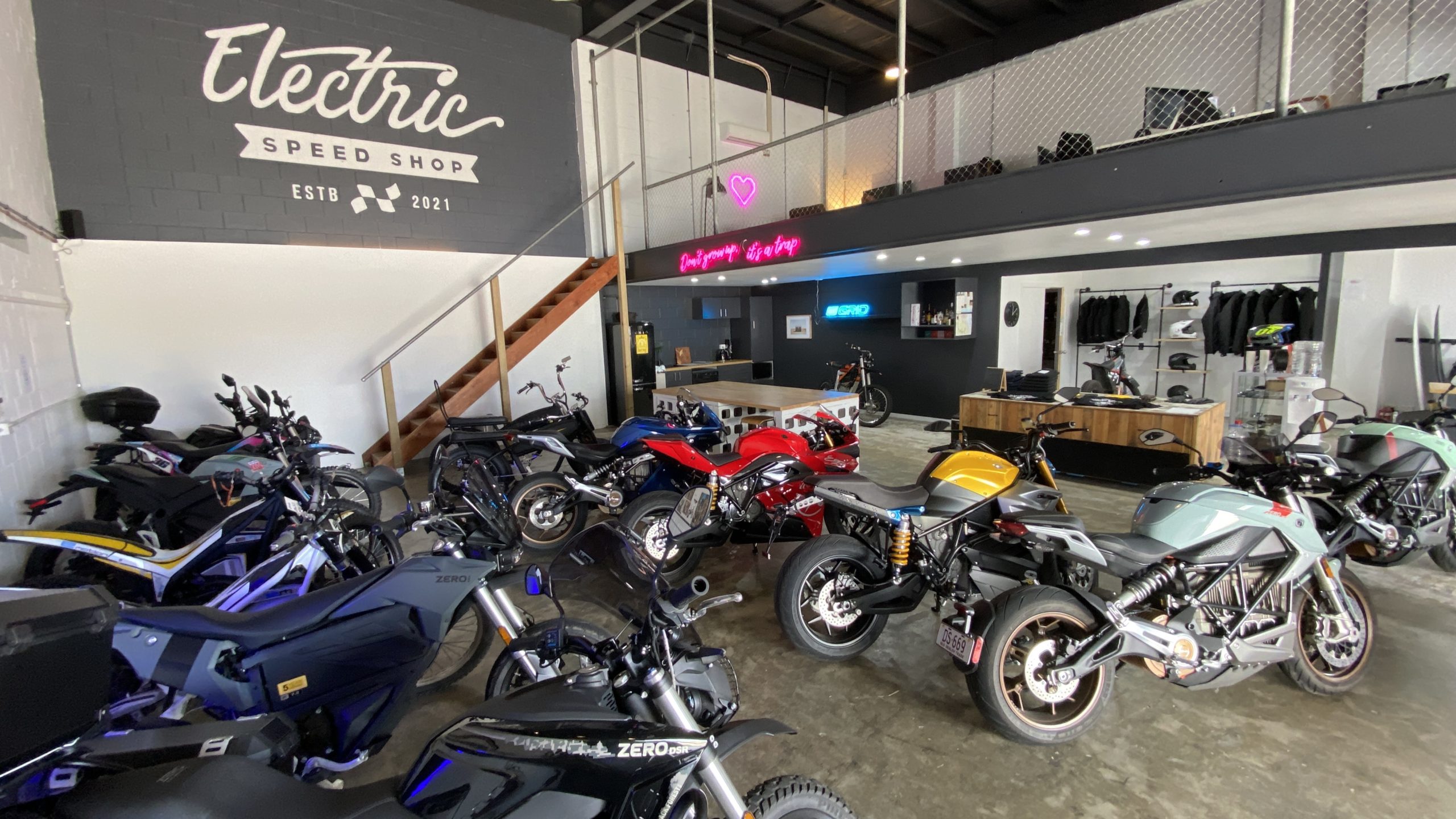 The electric shop motorbike shop