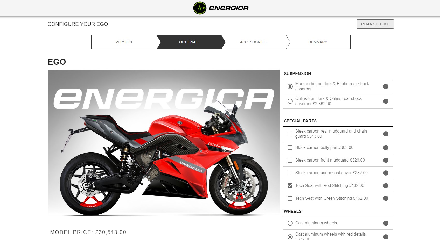 Energica Eva Ribelle RS - GRID Cycles